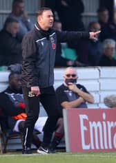 Morecambe manager Derek Adams  Picture: James Chance/Getty Images
