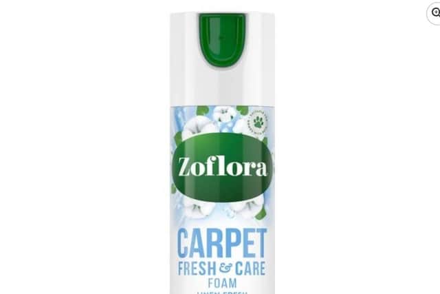 Zoflora Carpet Fresh & Care Foam.