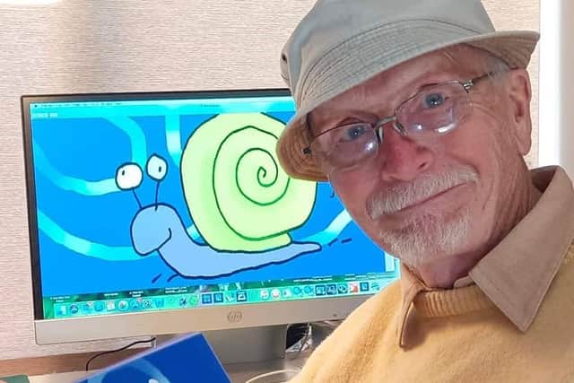 Geoff Waterhouse has had his children's book, Syd Slid, published at the aged of 81