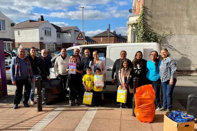 Members of Preston's Gujarat Hindu Society have responded generously to the appeal for donations to assist those affected by the war in Ukraine