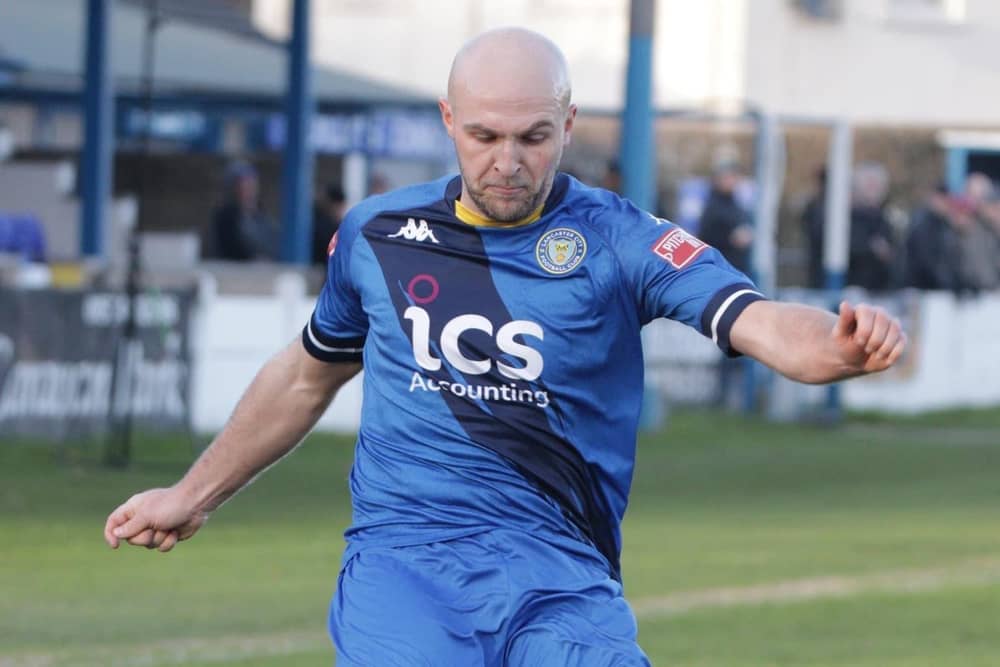 Sam Bailey is expected to remain at Lancaster City next season (photo:Phil Dawson)