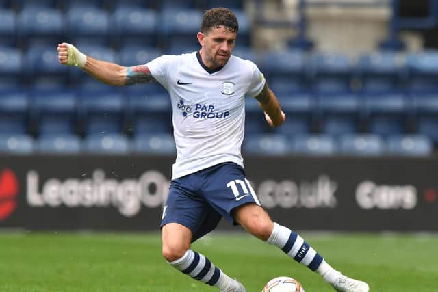 Preston North End's Robbie Brady at Deepdale.