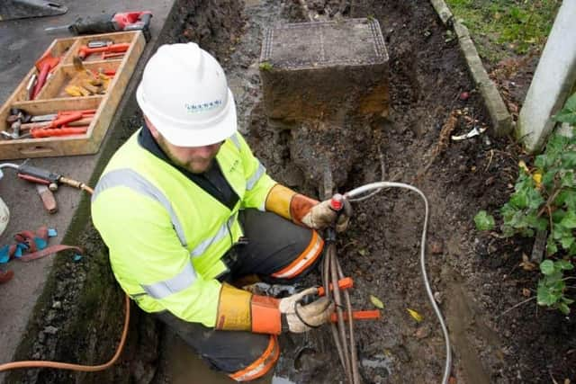 Homes were left without electricity following a power cut in Longridge