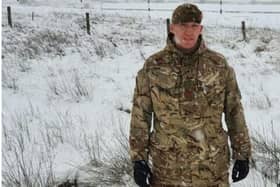 Soldier James Kirby, 36, will be tabbing 154 miles in 48 hours from Friday, March 10 to Sunday 12 around Cyprus to raise funds for the Armed Forces charity SSAFA2 in memory of his late mother Denise Kirby, 59, who passed away in March 2021 after being diagnosed with Covid-19