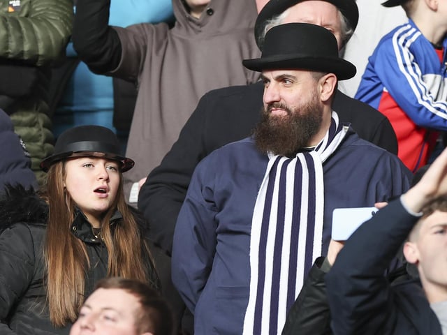 PNE fans at Middlesbrough