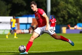 Morecambe's Adam Mayor saw a shot saved in their goalless draw Picture: Jack Taylor