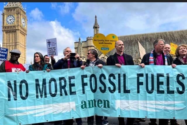 No Faith in Fossil Fuels prayer vigil. Credit Christian Climate Action