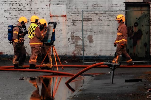 Lancashire Fire and Rescue Service say the cause of the fire is under investigation. Pic credit: Crispin Robinson