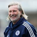 Manager of Macclesfield Robbie Savage (Photo by Charlotte Tattersall/Getty Images)
