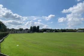 The cricket pitch at the Vernon Carus Sports Club, where plans to create what South Ribble Borough Council has called a "regionally significant" new sporting complex could be funded by levelling up cash - if South Ribble's bid for it is successful