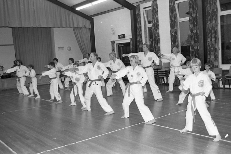 Preston's Tina Mulley has been dabbling in the ancient art of Taekwondo for just six months. Novice she may be, but her newly-learned high-kicking technique has already won her one of he top championships in the sport. She pictured working out with members of Freckleton Taekwondo Club
