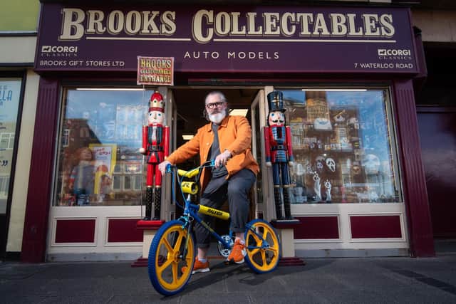 Mark Yates, the proprietor of Brooks Collectables in Blackpool, gave us a tour of his magnificent toy store and museum
