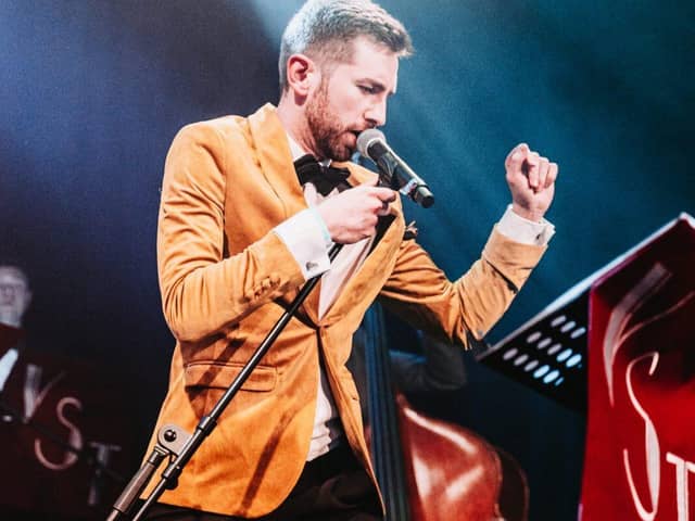 Arthur Geldard with Vintage Swing Thing at The Grand in 2022