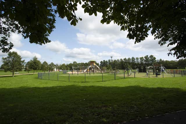 Withy Grove Play Area is closed until tomorrow (Thursday) to remove a popular slide damaged in a fire last year