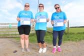 Vicky Cross, Francesca Kinsella-Calverley and Helen Gaskell with their certificates.