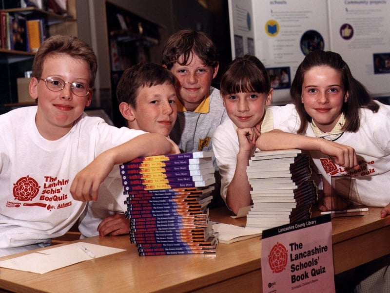 St Anthony's RC Primary School, winners of the 1997 Lancashire Libraries Schools' Book Quiz