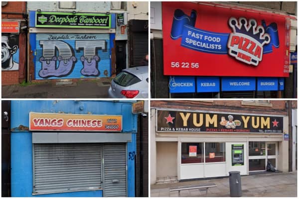 Below are the takeaways in Preston with a one or two-star hygiene rating