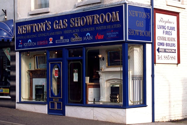 Specialist shops like Newton's Gas Showroom could be found dotted along Plungington Road