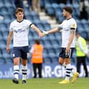Preston North End's Ryan Ledson (left) and Robbie Brady are dejected at the final whistle, both having come off the bench.