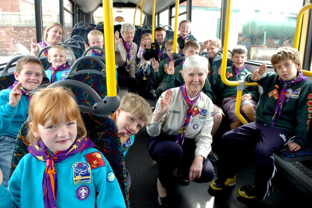 In 2007 the Leyland St Ambrose Scouts renewed their scout promise aboard a Fishwick Bus