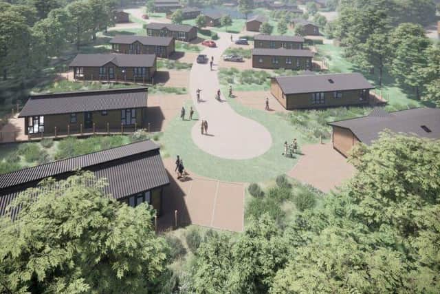How the lodges on Goosnargh Holiday Village would look if they get the go-ahead from councillors (image: FWP Ltd., via Preston City Council planning portal)