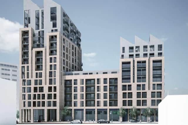 Stoneygate Central will have one block which is 16 storeys high (Image: Stoneygate Living).