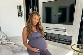 Charlotte Dawson says she is due any minute now! Image: @charlottedawsy on Instagram