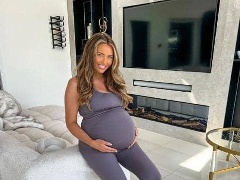 Charlotte Dawson says she is due any minute now! Image: @charlottedawsy on Instagram