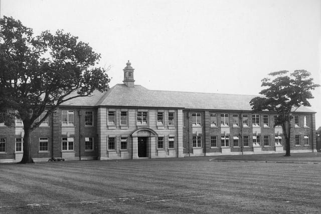 There's many of you who may recognise this building - it is now known as Balshaw's Church of England High School. But before this image was taken in the 60s it was known as Balshaw's Grammar School. The original school was founded by a local businessman, Richard Balshaw, in 1782. This building dates from 1931