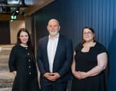 L-R Cara Nuttall, Chris Fairhurst and Hannah Saxe, Brabners