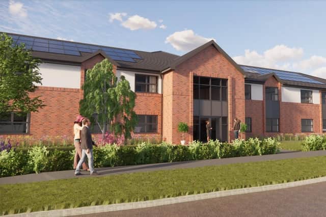 The Crofters Hotel on the A6 in Cabus will be demolished to make way for a 66 bedroom care home. Pic credit: LNT Construction