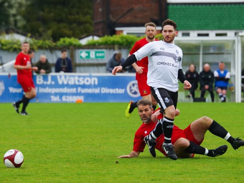 John Welsh makes a tackle
