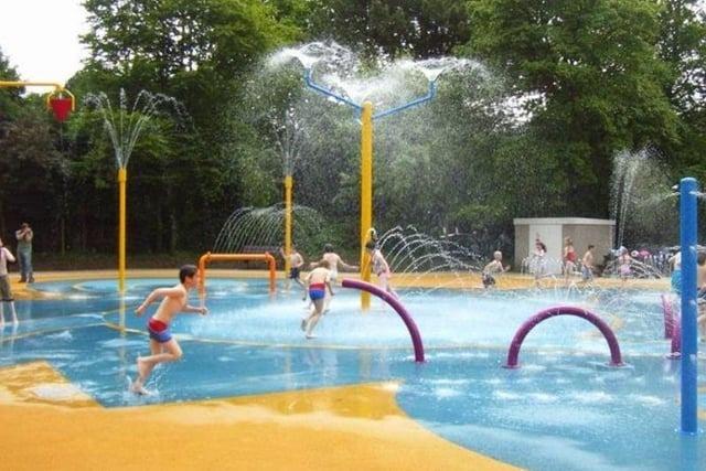 Happy Mount Park in Morecambe has a splash park for a fun day out with the family