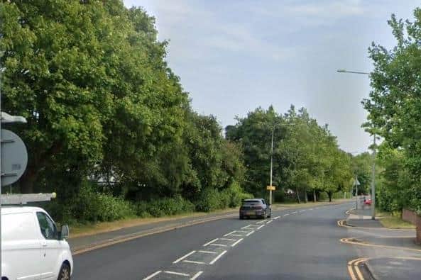 Sharoe Green Lane was closed between Sherwood Way and St Vincents Road following a crash (Credit: Google)