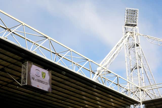 A general view of Deepdale, home of Preston North End from Saturday's defeat to Norwich City