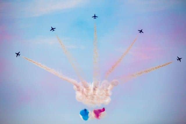 The Red Arrows at Blackpool Airshow 2022. Pictures by Martin Bostock