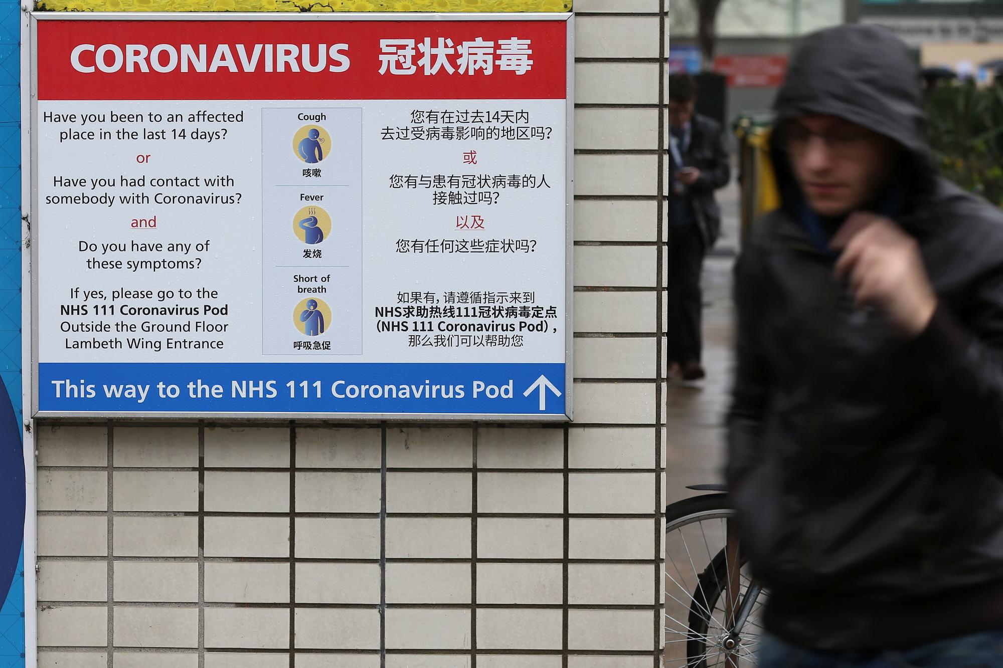Covid hotspots in the Portsmouth area. Picture: ISABEL INFANTES/AFP via Getty Images