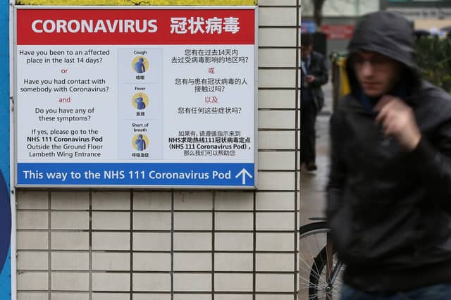 Covid hotspots in the Portsmouth area. Picture: ISABEL INFANTES/AFP via Getty Images