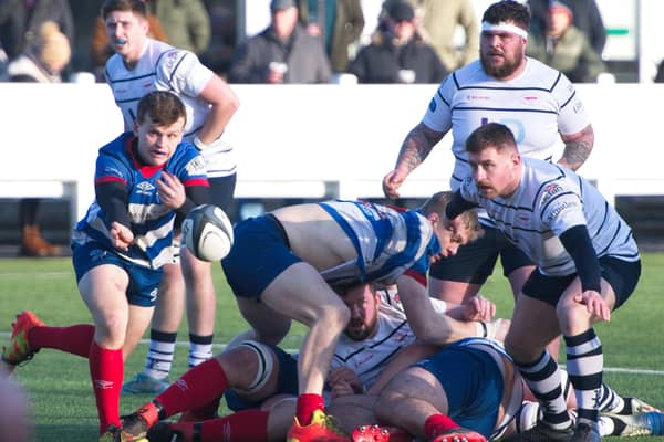 Match action from Hoppers games against Sheffield (photo: Mike Craig)