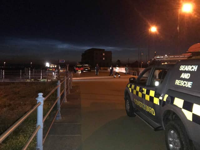 Arnside and South Lakes Coastguard rescue team were called out after the discovery of a body in Morecambe Bay. Picture: Arnside and south Lakes Coastguard rescue team.