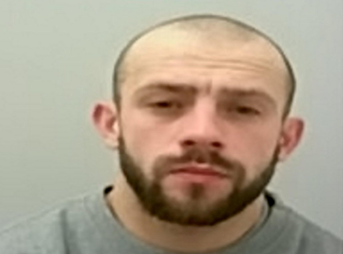 Yob who assaulted a blind man at Preston train station while making lewd comments to the victim's girlfriend is jailed