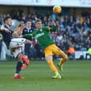 Preston North End's Brad Potts with a first half shot