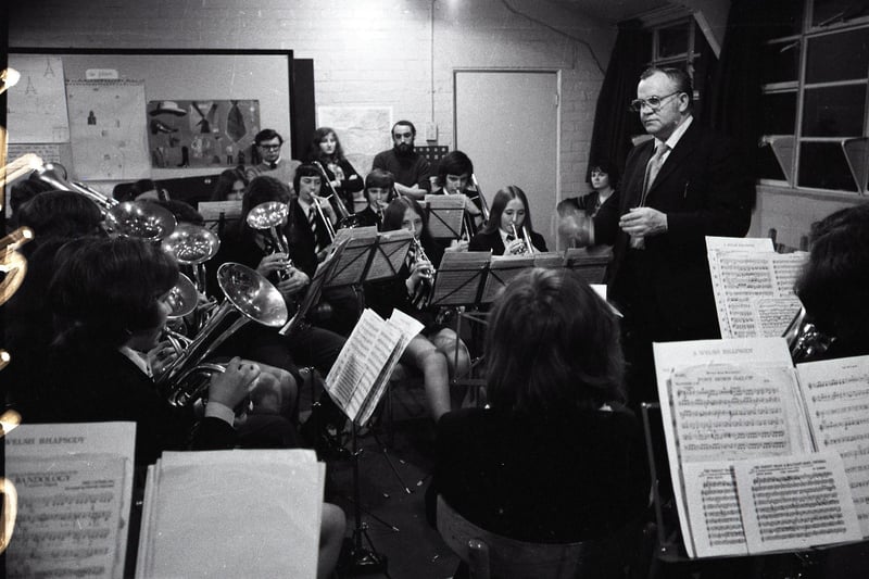 The 34 youngsters of Preston Youth Band, pictured here in rehearsal under musical director Mr Tom Mitchell at Roebuck School, have put their professionalism on long-playing record for all to hear after more than three months of rehearsal