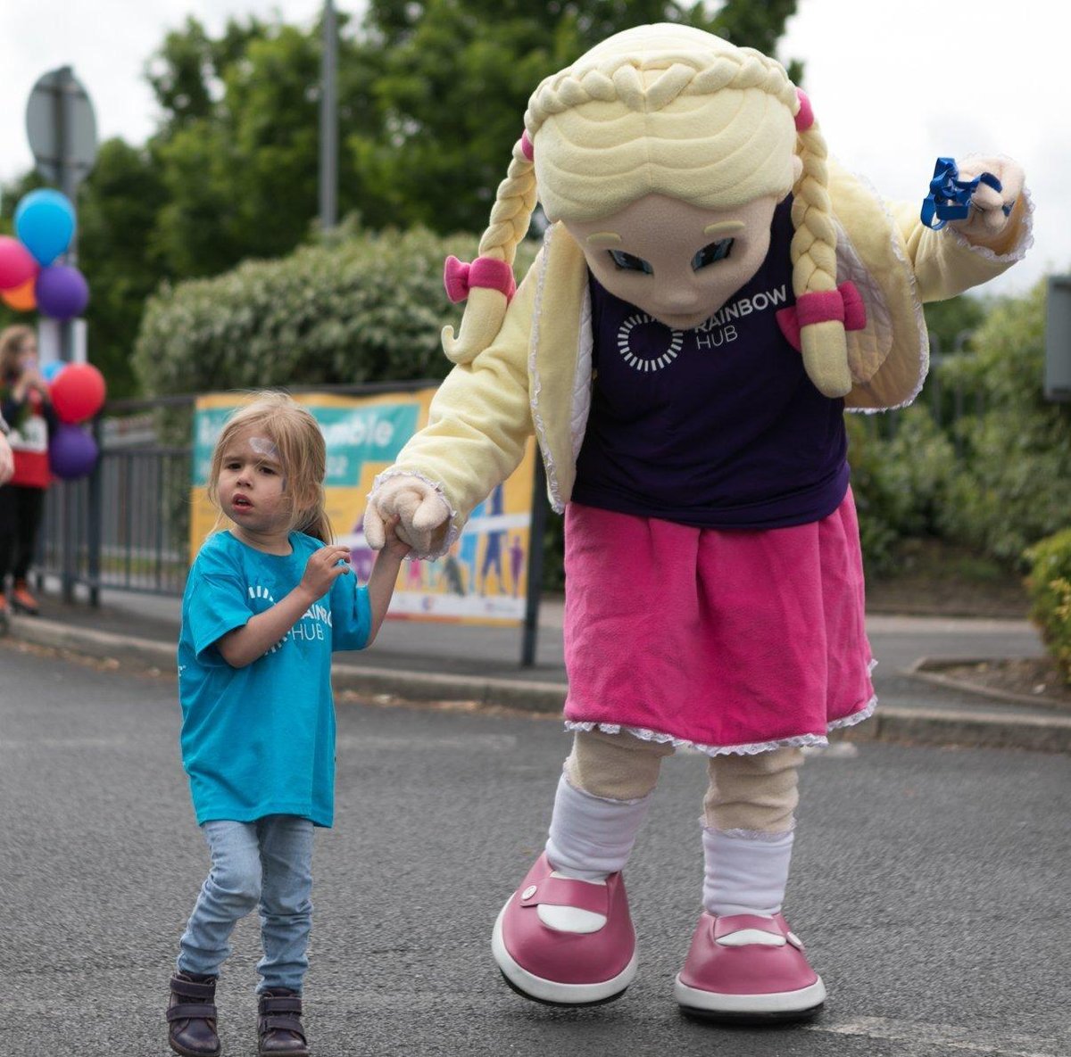 Rainbow Hub’s amazing children with disabilities raise nearly £3,000 towards the charity’s Ramble.