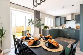 Taylor Wimpey show home kitchen