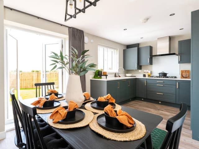 Taylor Wimpey show home kitchen