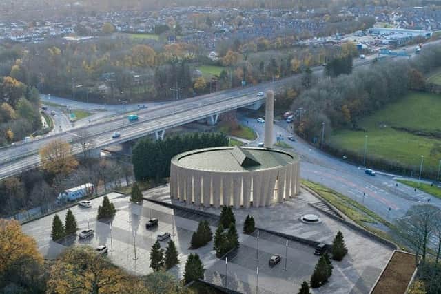 The government will decide whether Preston City Council's approval of a new mosque alongside the M55 should be upheld or overturned (image: RIBA)