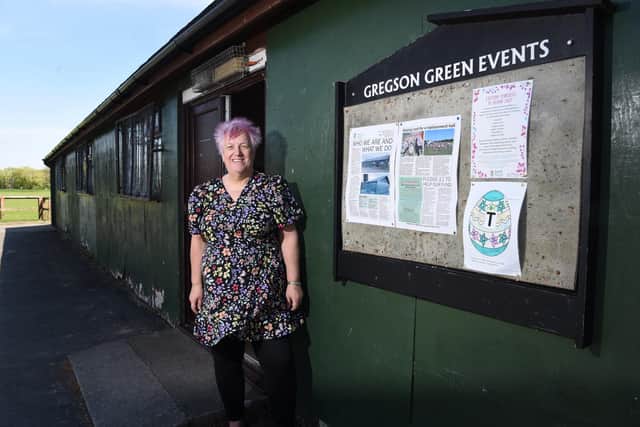 Gregson Green charity chair Jacqui Gibson is proud of the commuinity's fundraising achievements, but knows they would have taken a long time to reach their target