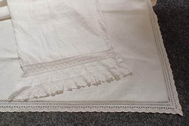 This lovely tablecloth is in the centre priced £10