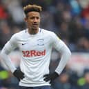 Callum Robinson playing for PNE in 2019.